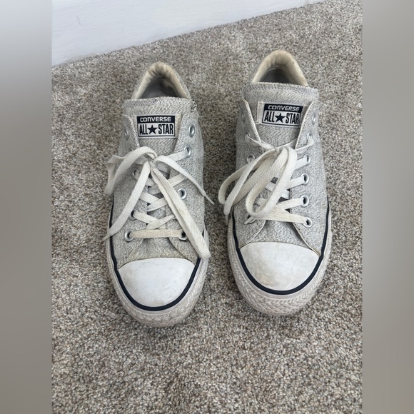 Converse Women’s Grey Chuck Taylor Madison Oxford US 8 Gray woven - Picture 1 of 6